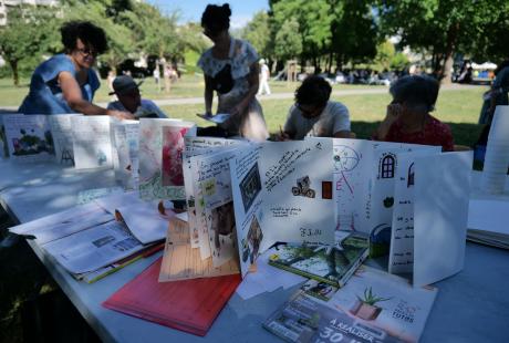 Les bibliothèques avaient prévu un atelier d'écriture imaginé par leurs soins.