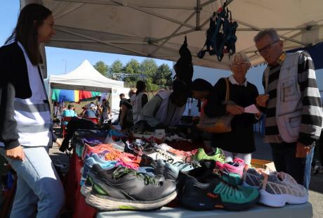 Au final, tout le monde – ou presque – est reparti du Forum avec une activité pour l'année, et parfois, chaussure à son pied, grâce à la recyclerie, le stand de réemploi de régie de quartiers Pro'pulse.