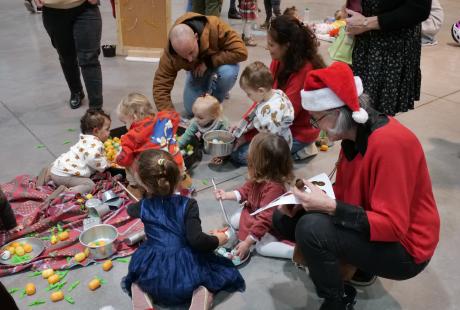 Les trois relais petite enfance proposait une après midi festive.