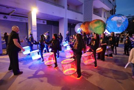 La BatukaVI a rejoint le cortège en fin de journée.