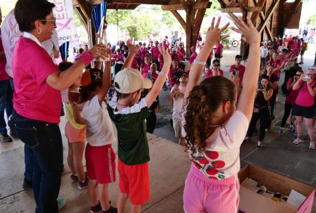 Les petits aussi ont participé à la course solidaire.