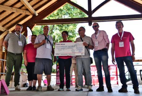 14 000€ ont été remis à La ligue contre le cancer.