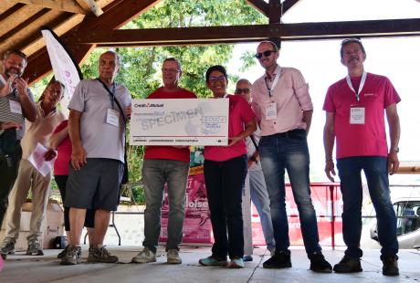 2 000 € ont été remis à l'association Locomotive.