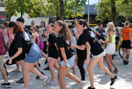 Idéale'Danse a animé l'après midi avec des démonstrations.