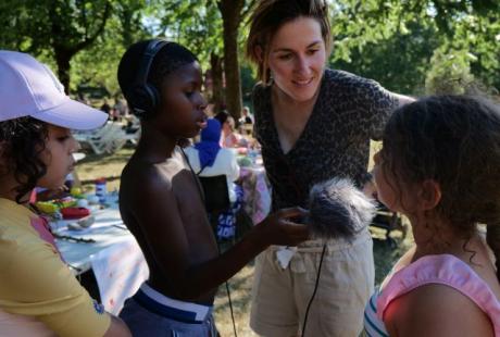 Les enfants pouvaient aussi s'improviser reporters de leur été en réalisant un podcast à base de témoignages sur leurs souvenirs de vacances. Et les sons de l'été étaient même acceptés ! 