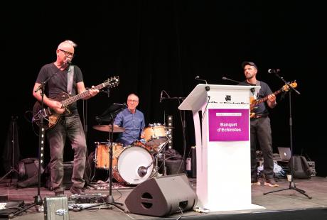Les Rock's Mitaines assurait l'ambiance samedi