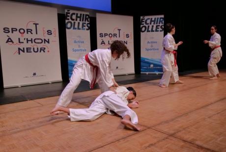 Les danseurs d'Ideale'danse et les karatékas du karaté club ont redonné du peps et de l'allant à la cérémonie avec leurs démonstrations impromptues.