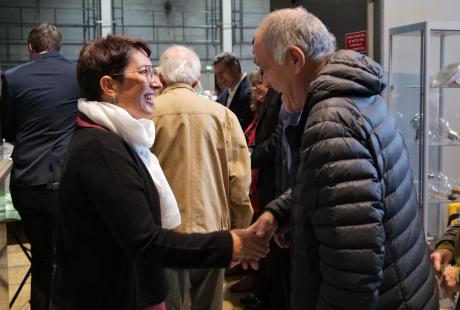 1 300 personnes étaient accueillies par la maire à La Rampe