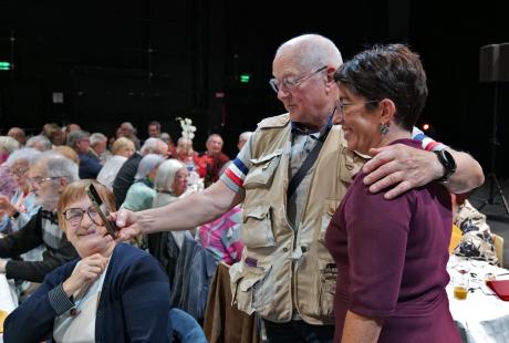 Amandine Demore et Pierre Labriet ont échangé avec les convives