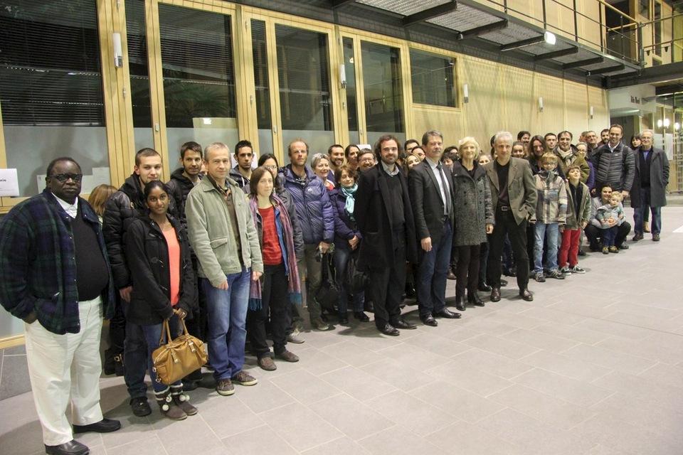 Quelques-unes des 108 familles inscrites au défi sur la métropole ont participé au lancement de la septième saison des familles à énergie positive. Les familles insrites au défi énergie positive