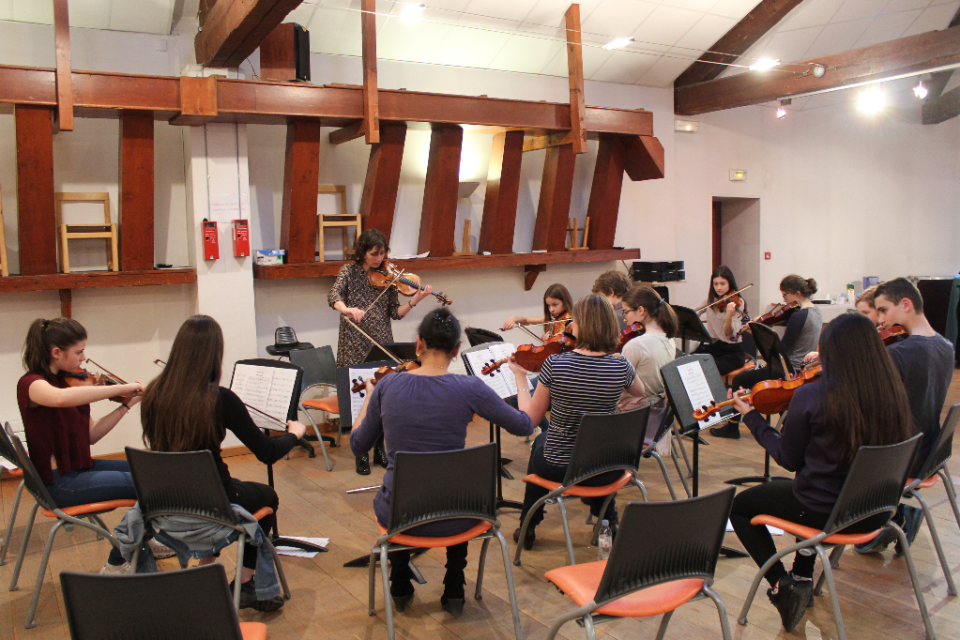 Des musiciens de Divertimento dirigent des master classes au conservatoire Jean-Wiéner