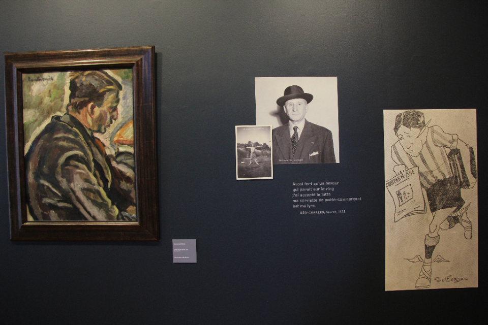 exposition musée Géo-Charles L'œil du collectionneur Début de l'exposition L'œil du collectionneur avec des portraits de Géo-Charles