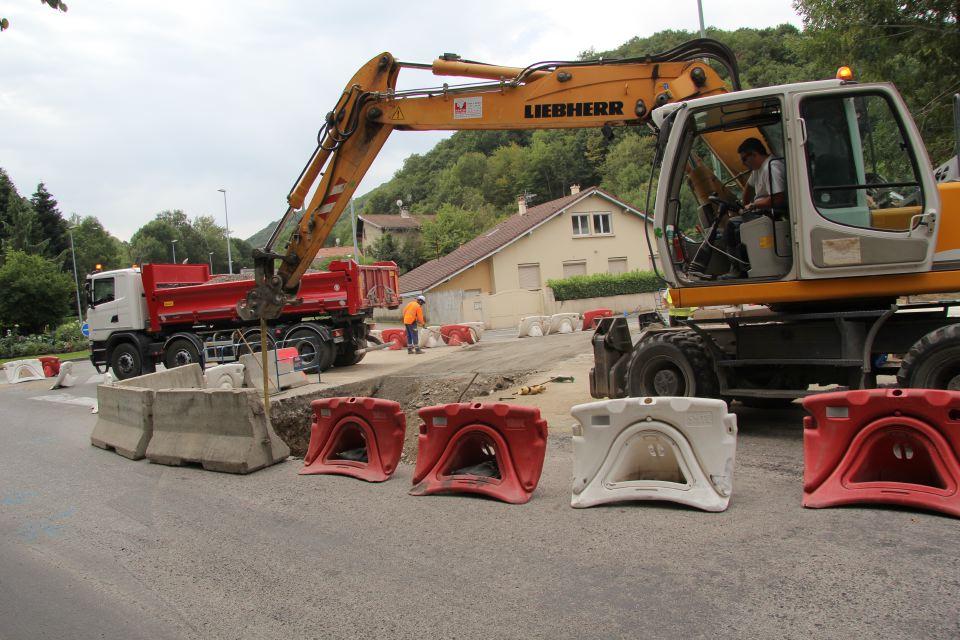 Le chantier rue de l'Industrie