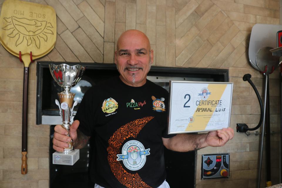 Luis Amaral vice-champion du monde de pizza