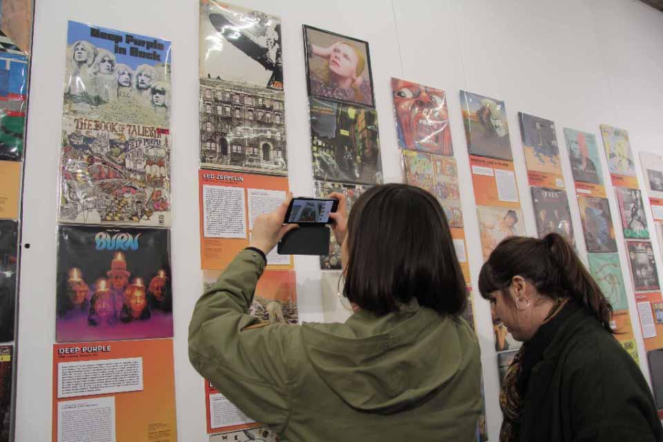 Inauguration de l'exposition Pop Music 1967-2017, graphisme et musique