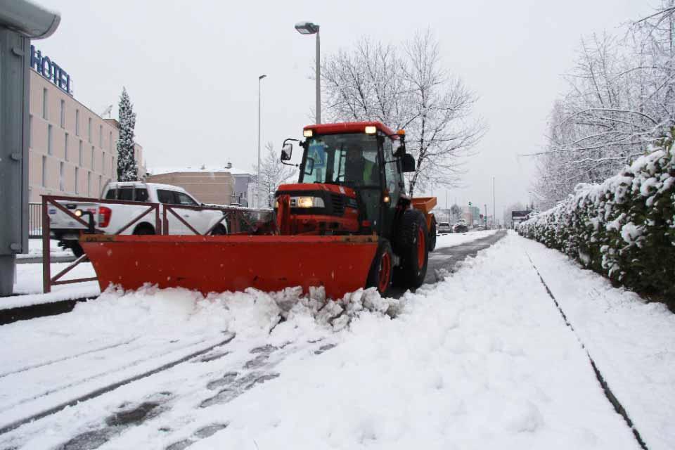 Déneigement sur l'avenue de Kimberley