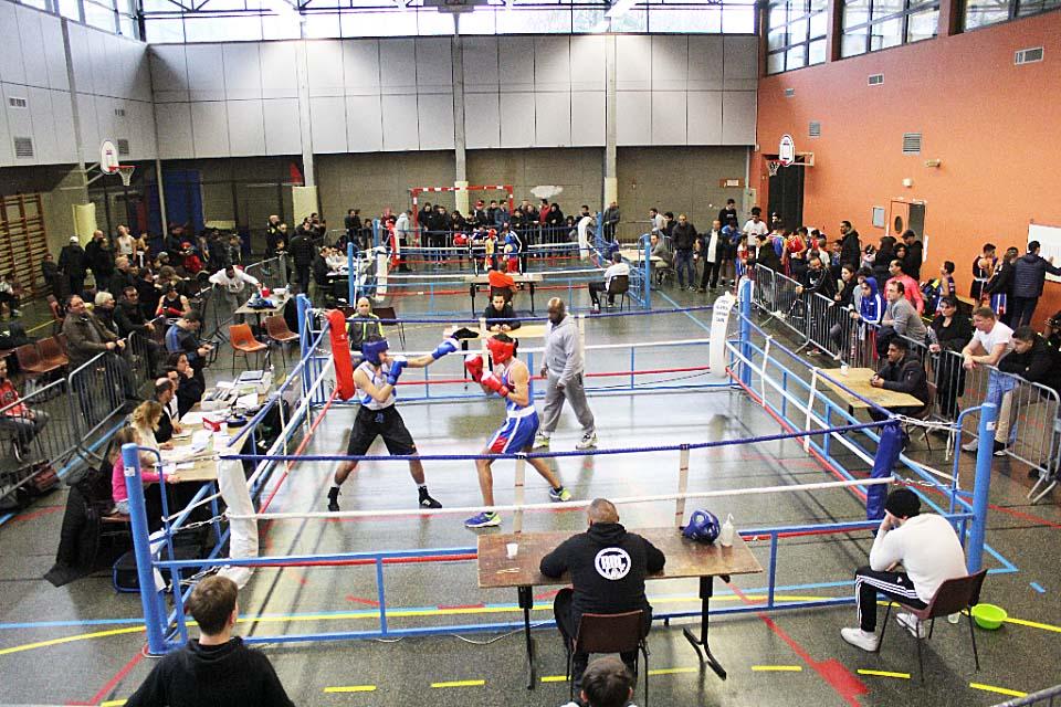 La boxe éducative s’affiche Combat de boxe éducative à La Butte