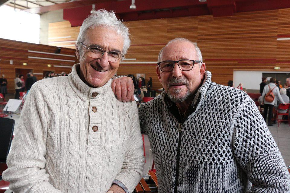 Claude Gachet et Michel Quantin, participants au projet Tempo Divertimento