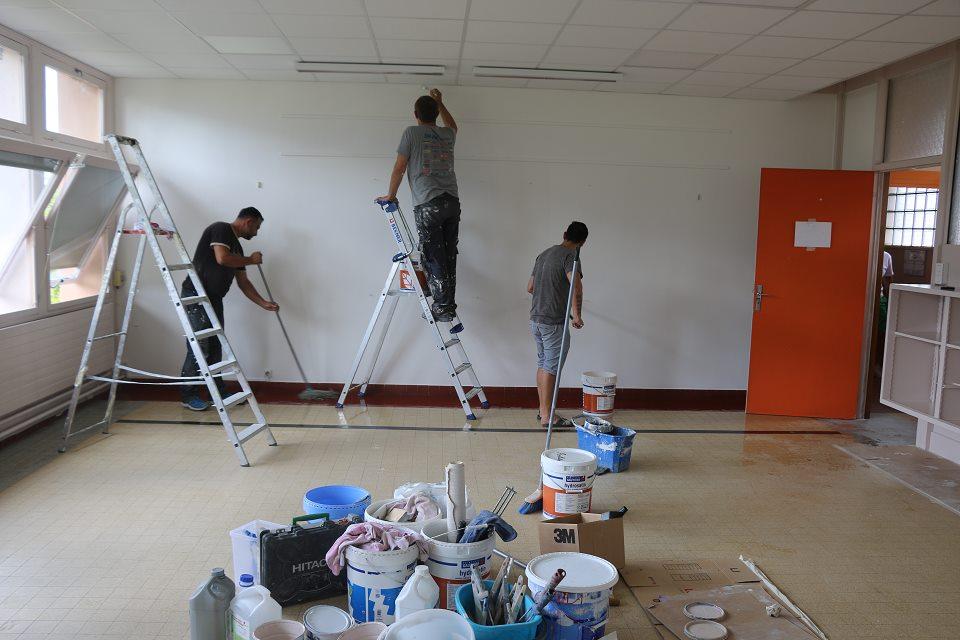 travaux école Delaune 