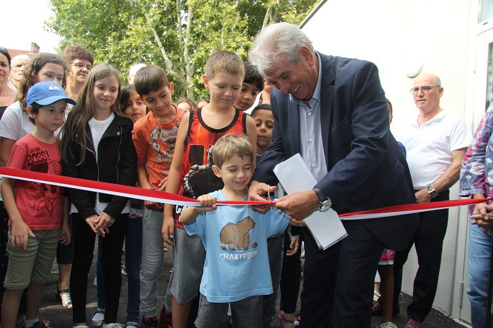 Inauguration du restaurant scolaire Vaillant-Couturier