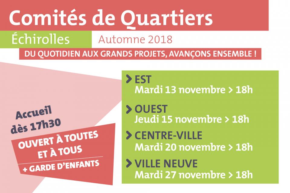 Comités de quartiers automne 18