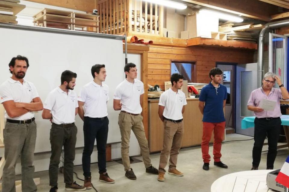 Les trois Compagnons sélectionnés pour le championnat d’Europe des jeunes charpentiers