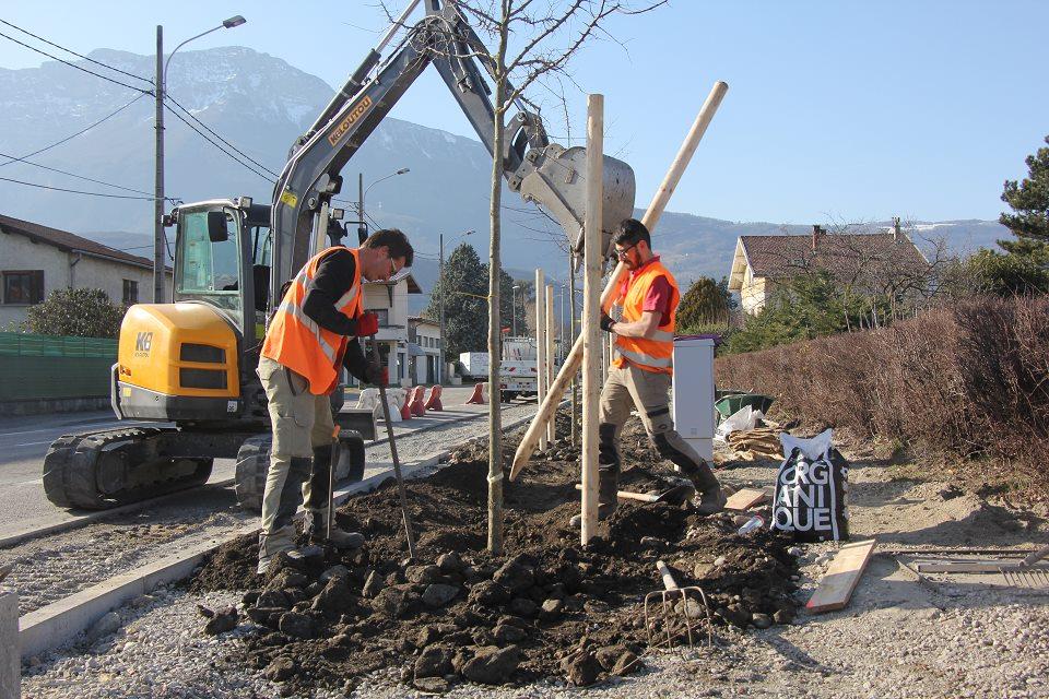 La rue Manouchian en travaux La rue Manouchian en travaux