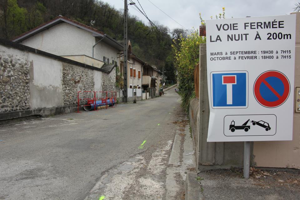 Travaux sur la rue du Souvenir