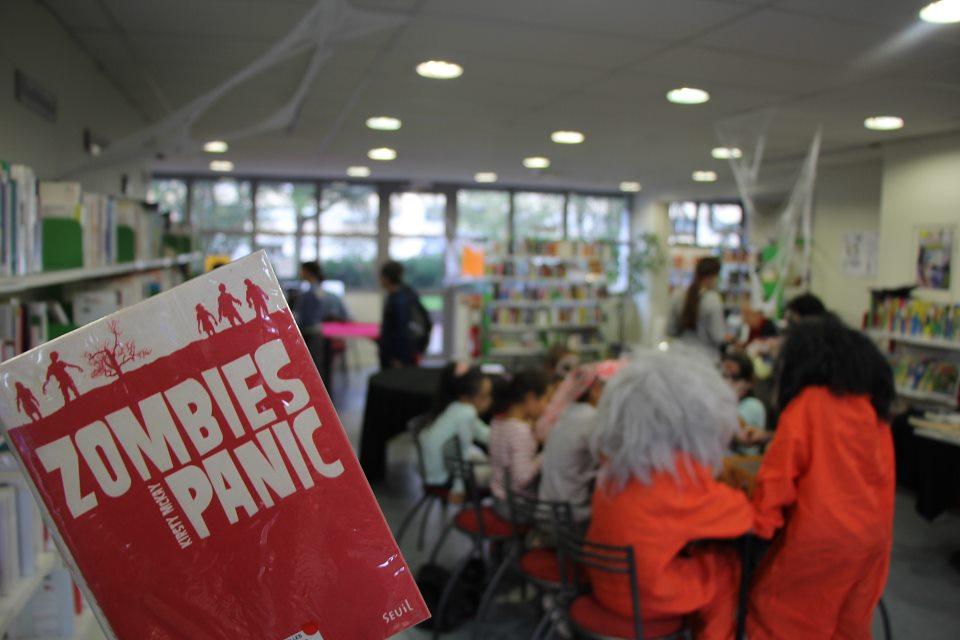 Halloween : Des zombies à la bibliothèque Neruda