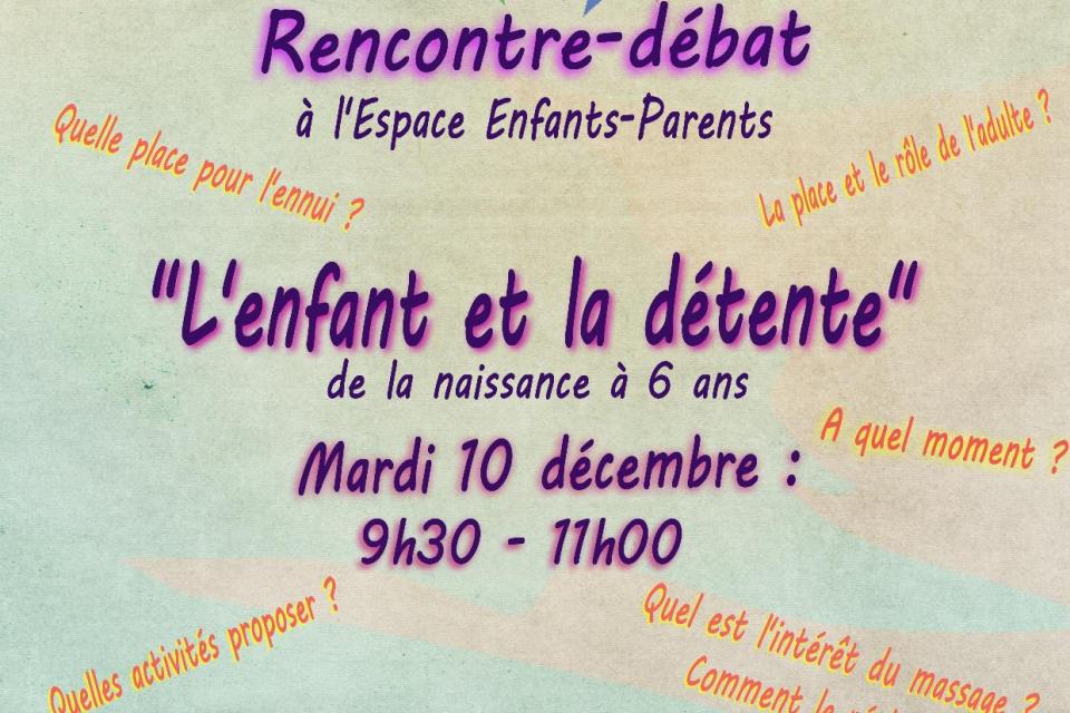L'enfant et la détente