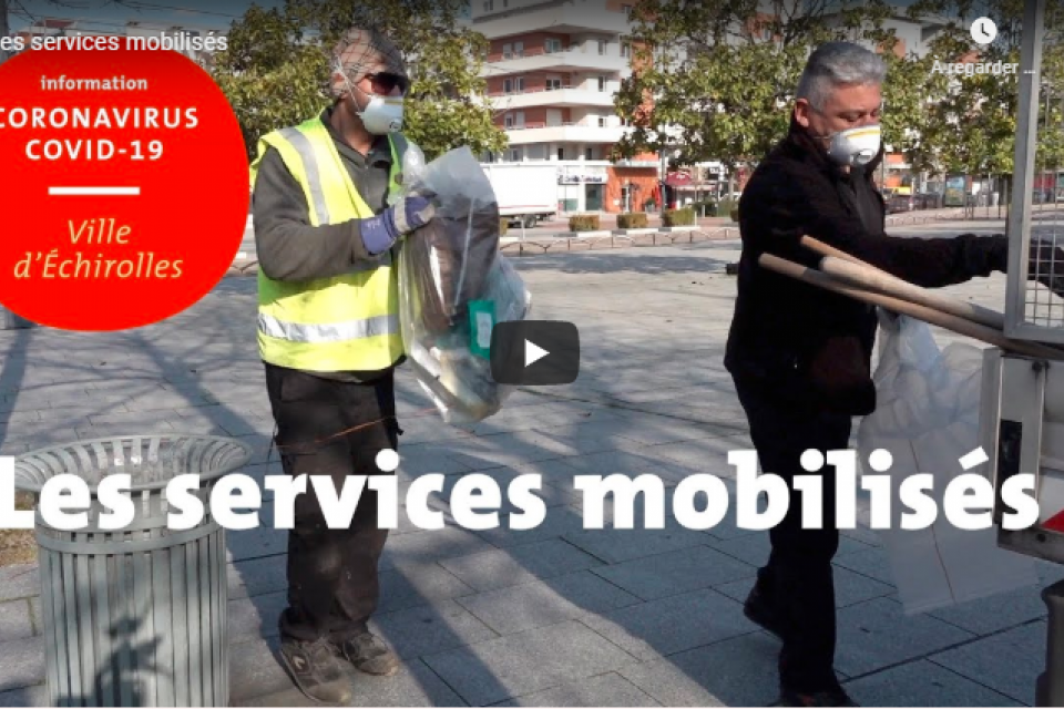 Les services mobilisés