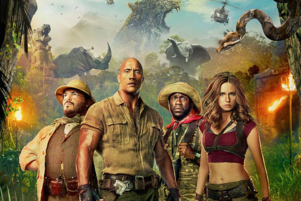 Affiche du film Jumanji, bienvenue dans la jungle