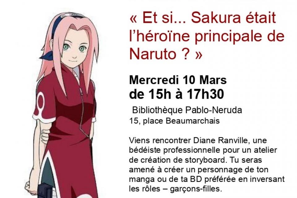 Flyer annonçant un atelier d'écriture