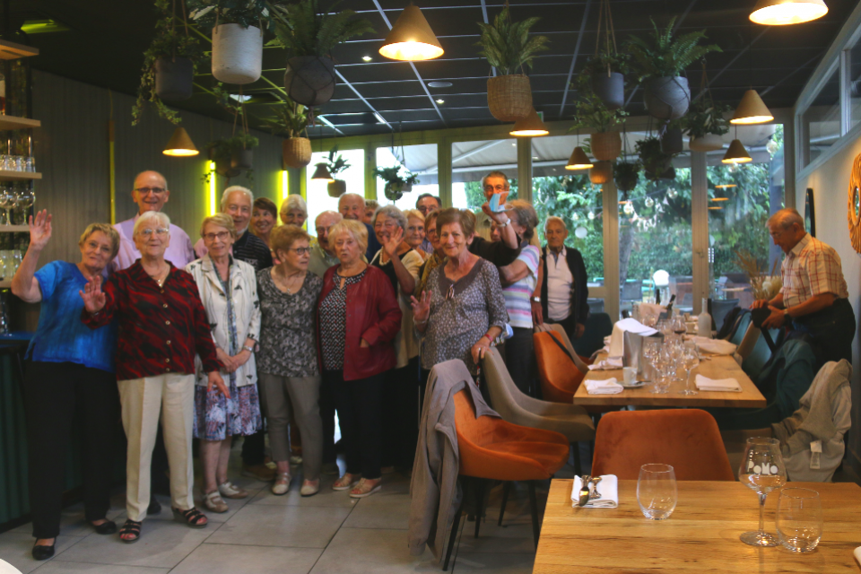 Les membres de l'Union nationale des retraités et des personnes âgées se sont retrouvés au restaurant PoMo