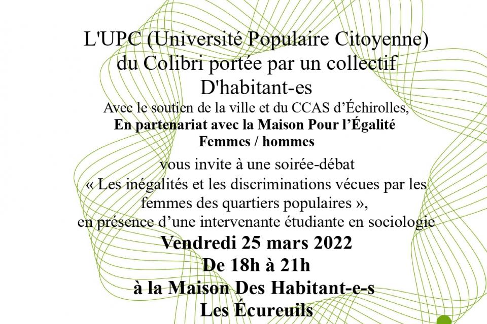 Flyer de présentation de l'événènement