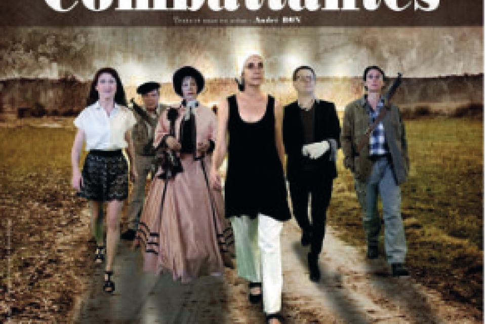 Affiche du spectacle "femmes combattantes"
