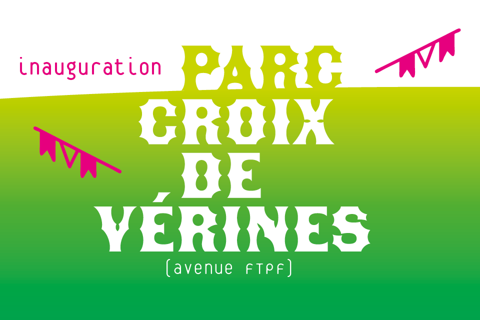 Illustration événement inauguration Parc Croix de Vérines