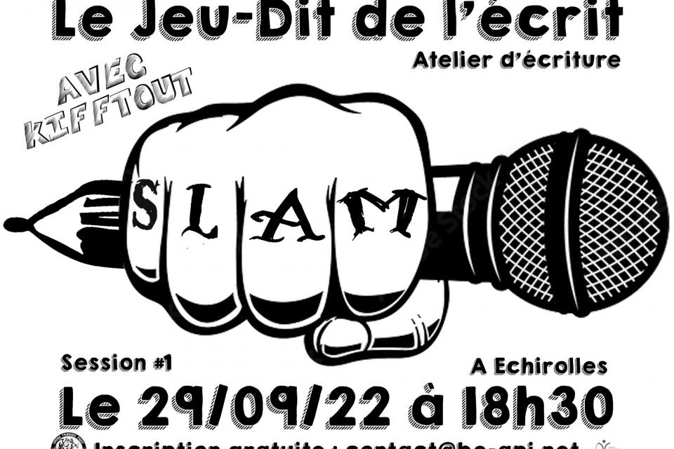 Jeu-dit de l'écrit, session 1 : dessin d'un micro dans une main