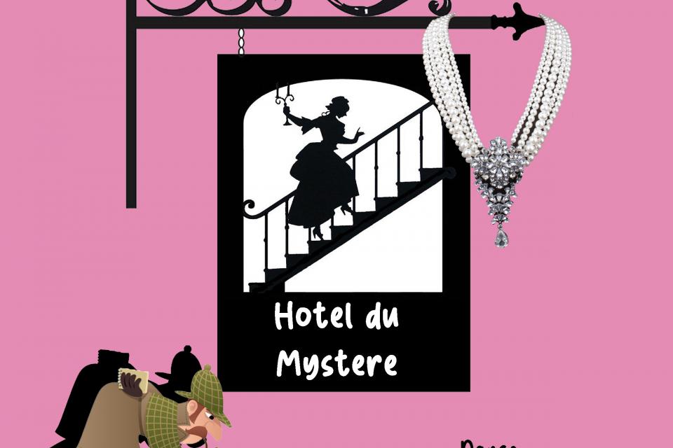 Affiche du spectacle "Hôtel du Mystère" par Alp'Operette