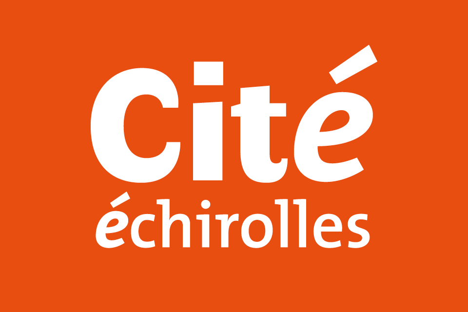 Logo du Cité Echirolles sur un fond rouge