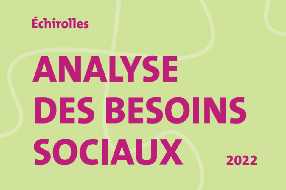 Analyse des besoins sociaux 2022 : 1ère page du document