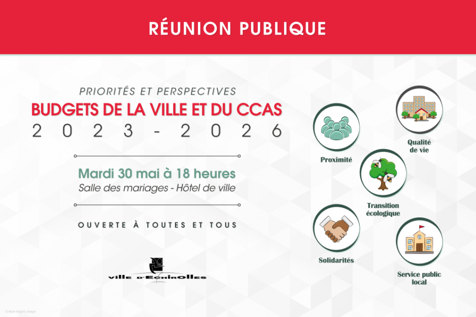 Image agenda pour la réunion budget