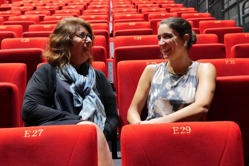 Josefa Gallardo, directrice de La Rampe - La Ponatière, et la danseuse Joana Schweizer. Josefa Gallardo, directrice de La Rampe - La Ponatière, et la danseuse Joana Schweizer.