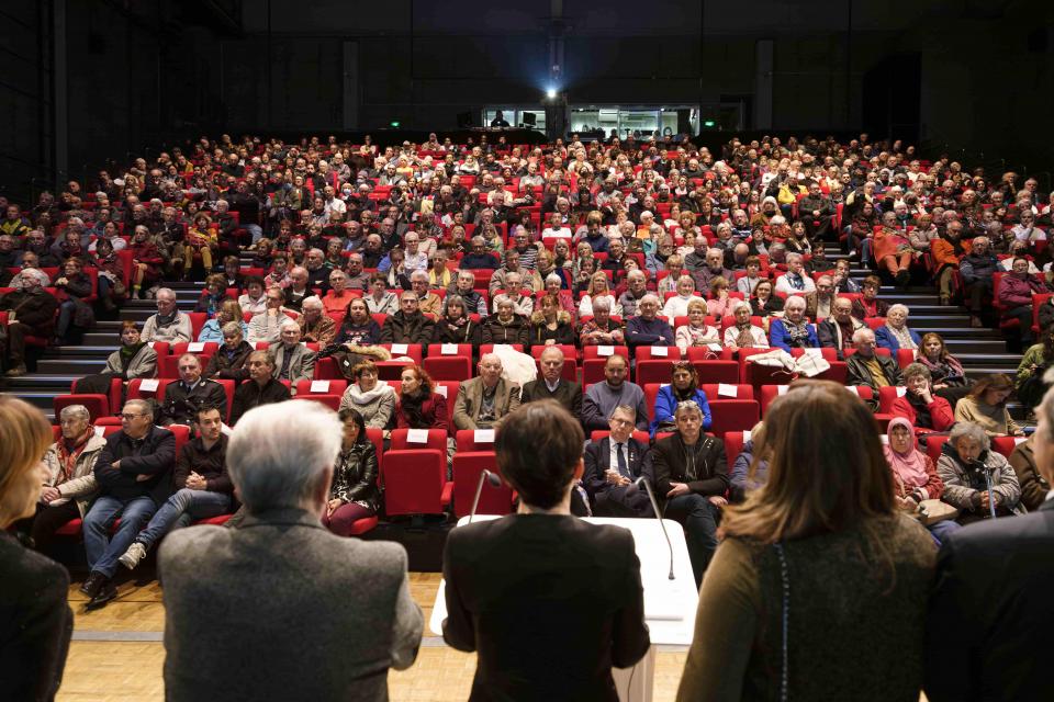 Amandine Demore a présenté ses premiers voeux à la population le 14 janvier.