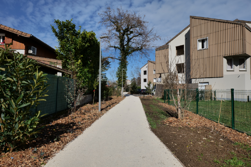 Photo du corridor Frange-Verte République pendant les travaux