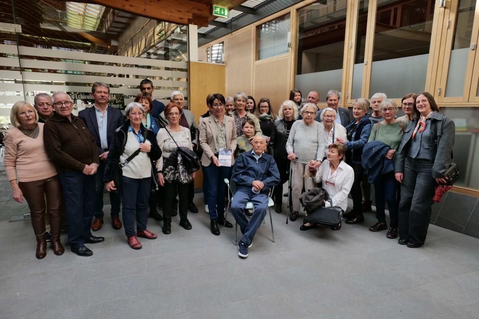Résistant, descendants de résistants, élus et associations ont découvert l'exposition.