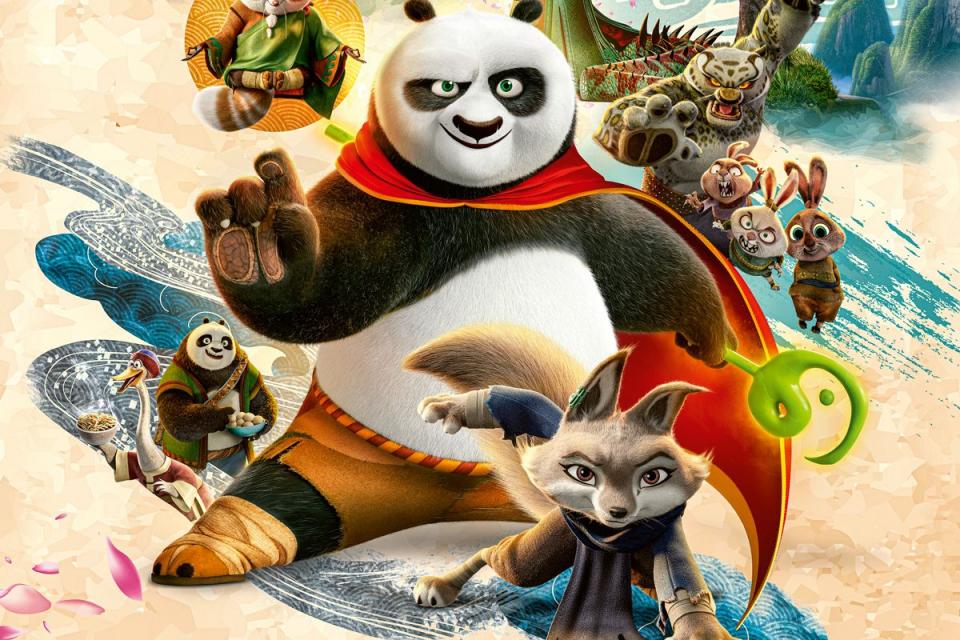 kung fu panda 4 affiche
