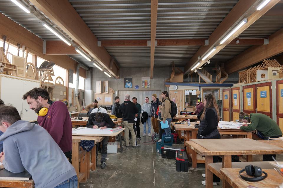Le centre de formation des compagnons du tour de France a organisé une journée portes ouvertes.