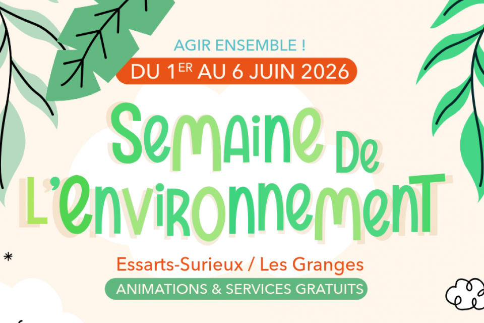 Visuel pour la semaine de l'environnement