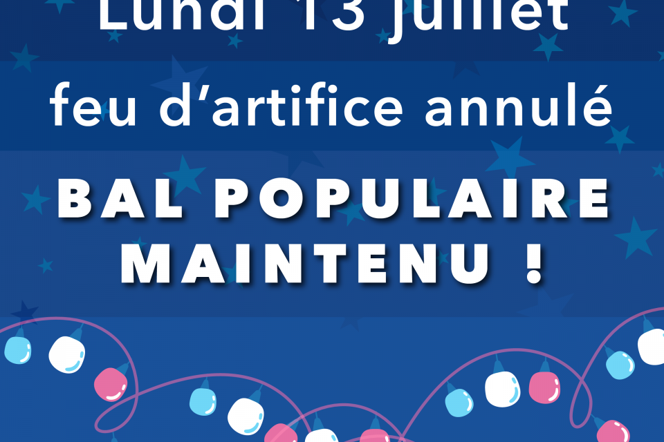 Feu d'artifice annulé